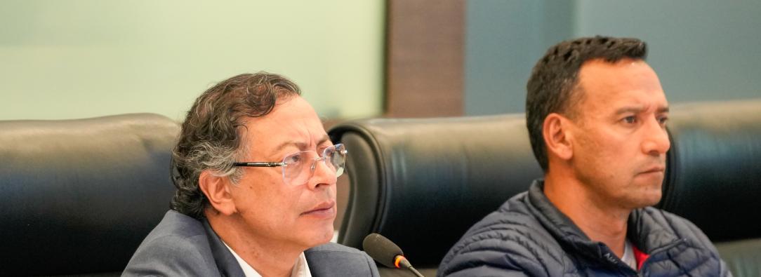 Presidente Petro y Pedro Arnulfo Sánchez en consejo extraordinario de ministros
