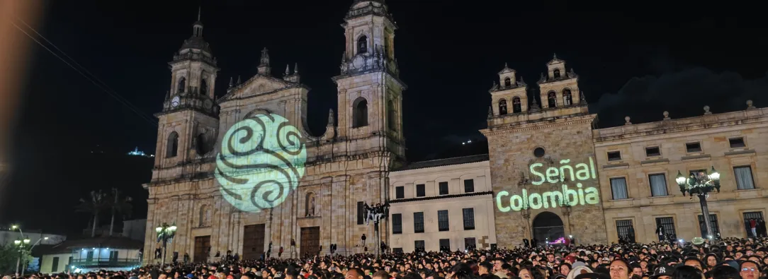 Concierto de la Esperanza VI 2025 en la Plaza de Bolívar.