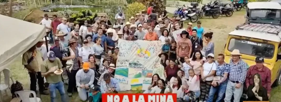 Once campesinos de Jericó ganan primer round judicial frente a multinacional minera