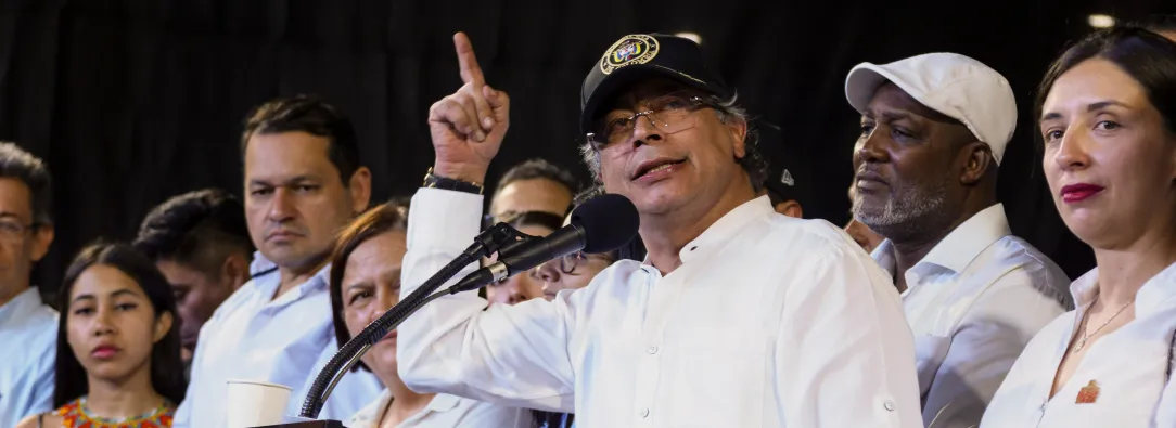 Presidente Petro en la Concertación por la Paz en Cali