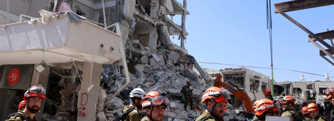 Bombardeos de Irán a Israel. / Foto: AFP.