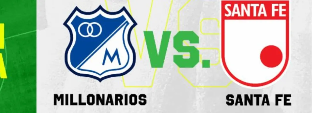 Millonarios vs. Santa Fe. / Foto: RTVC.