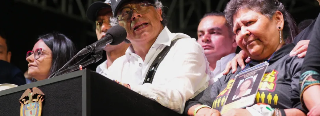 Petro sobre reunión con desmovilizados. / Foto: Presidencia.