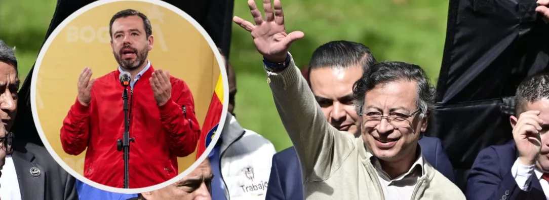 Petro petición a Galán. / Fotos: Presidencia y AFP.