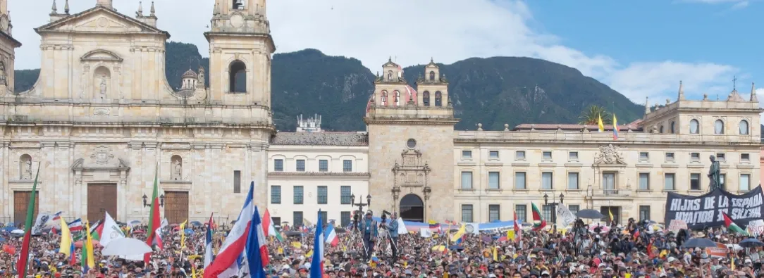 Plantón de la consulta popular. / Foto: Presidencia.