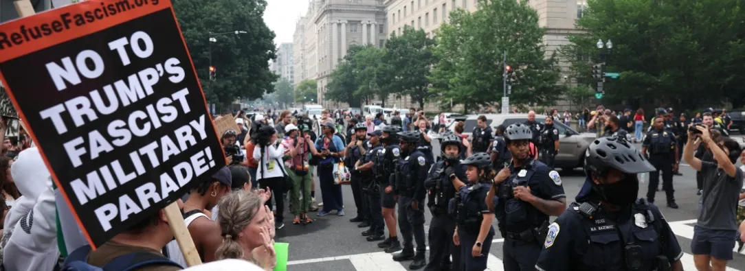 Protestas en Estados Unidos. / Foto: AFP.