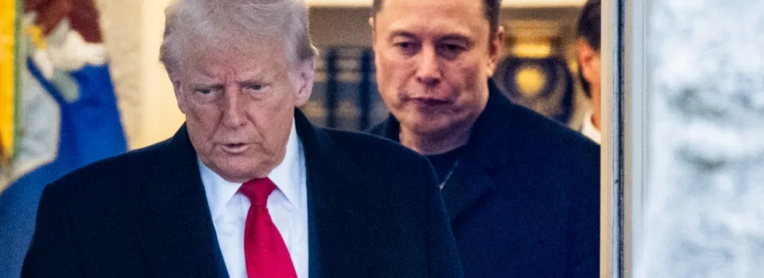 Elon Musk y Donald Trump. / Foto: AFP.