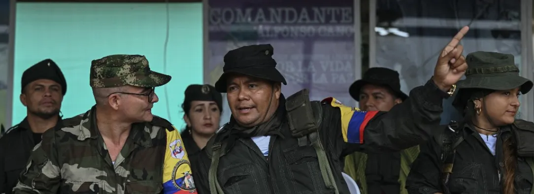 Iván Mordisco y alias "Calarcá"