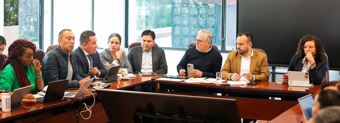 ​​El ministro de Minas, Edwin Palma, socializa el Conpes energético con varios gobernadores.