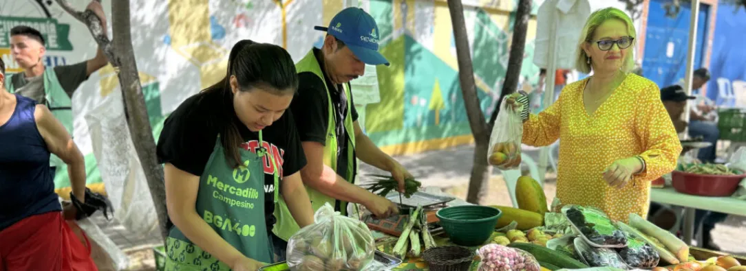 Mercadillo en Bucaramanga, Santander