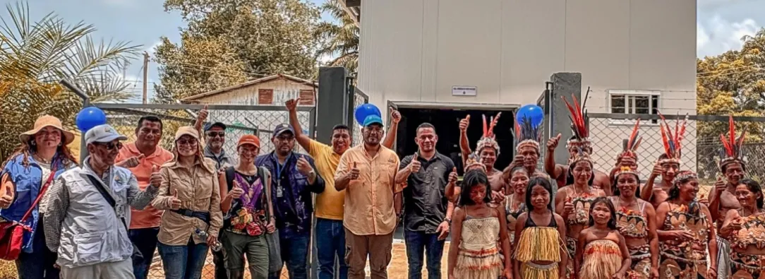 Agua potable en el Vaupés. / Foto: MinVivienda.