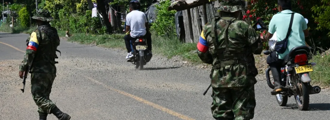 Secuestro de funcionarios de la gobernación del Cauca. / Foto: AFP.