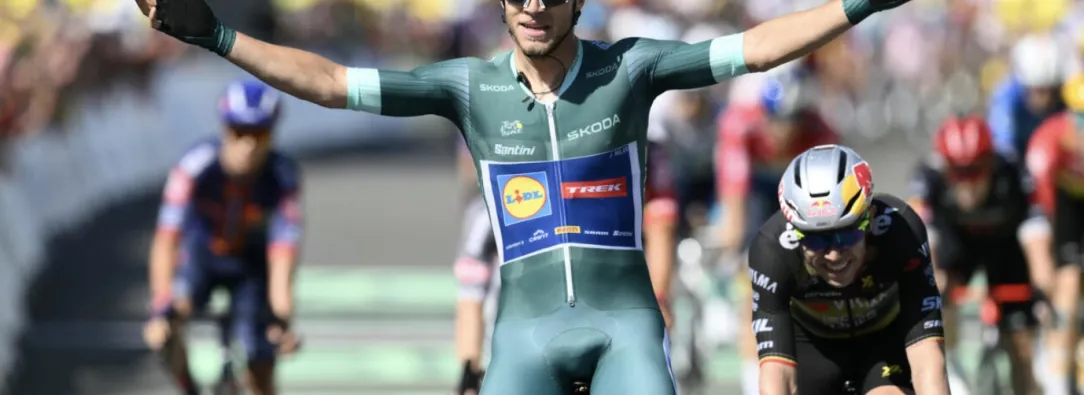 Jonathan Milan ganó la octava del Tour y volvió a ser el líder de los puntos