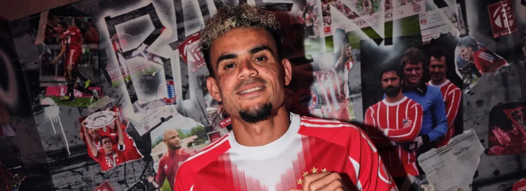 Luis Díaz, fichaje del Bayern. / Foto: X Bayern Múnich.
