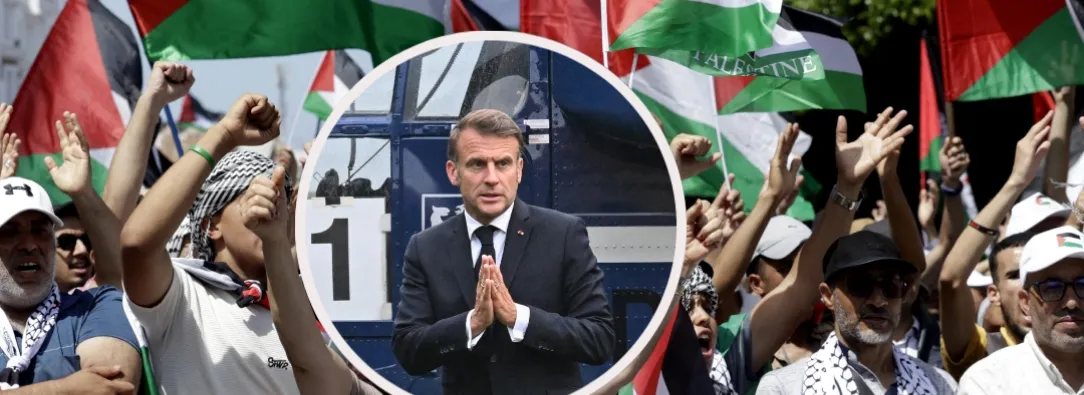 Francia reconocerá al estado de Palestina. / Fotos: AFP.