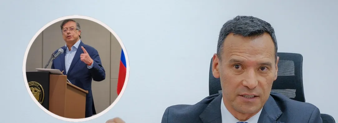 Ministro sobre amenazas contra Petro. / Fotos: Presidencia.