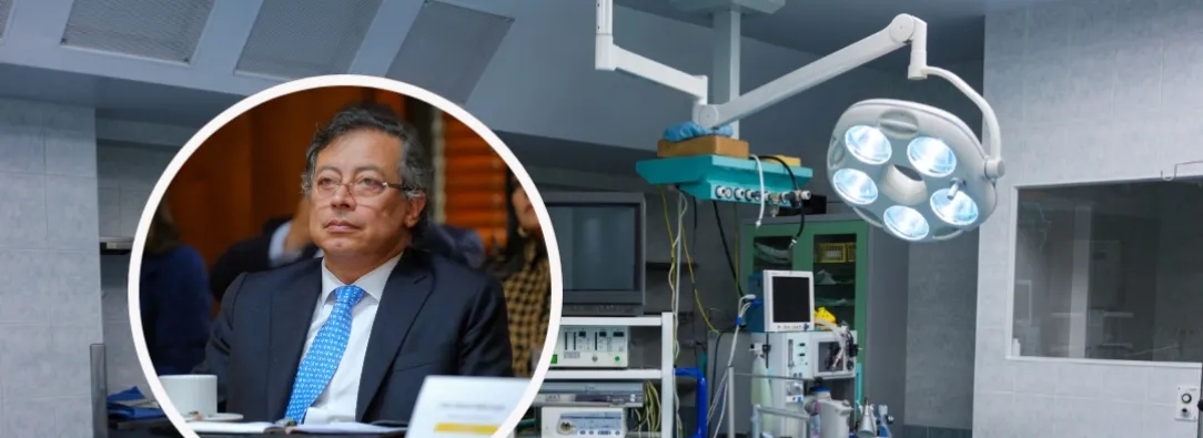 Petro sobre deudas de EPS. / Fotos: Presidencia y Freepik.