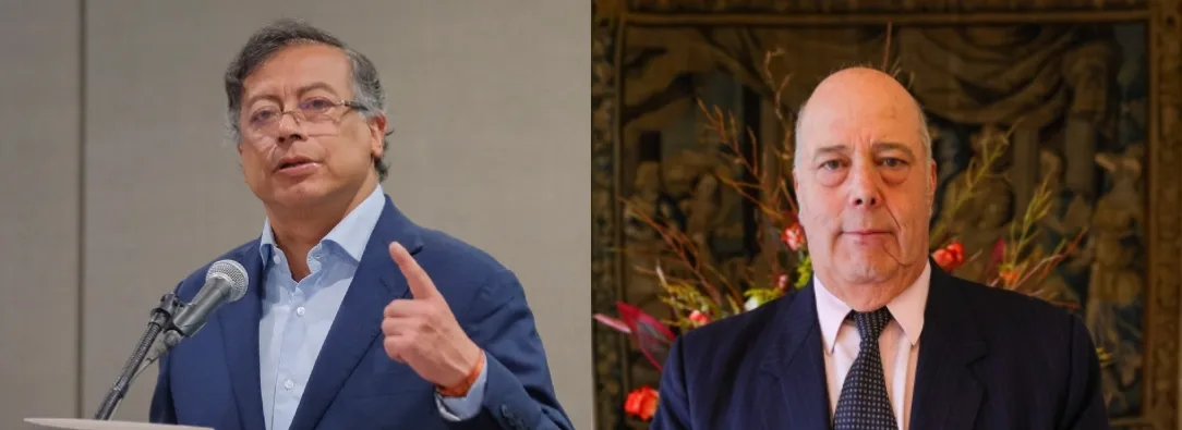 Petro llama a consultas al embajador en EE.UU. / Fotos: Embajada de Colombia y Presidencia.