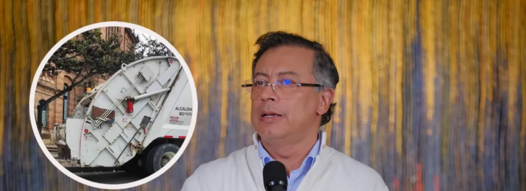 Petro sobre sistema de recolección de basuras. / Foto: Presidencia y Bogotá.