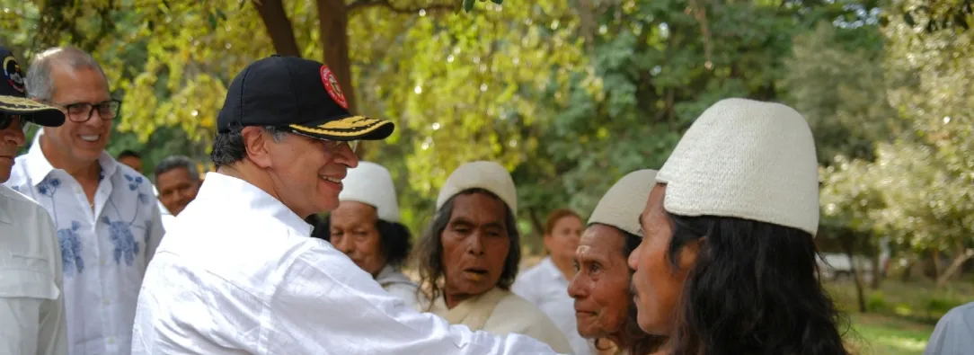 Propuesta del presidente Petro y comunidades indígenas de Magdalena. / Foto: Presidencia.