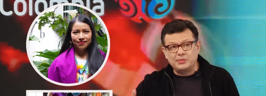 Nuevas amenazas contra Sandra Chindoy. / Fotos: RTVC - Instagram y Twitter Sandra Chindoy.