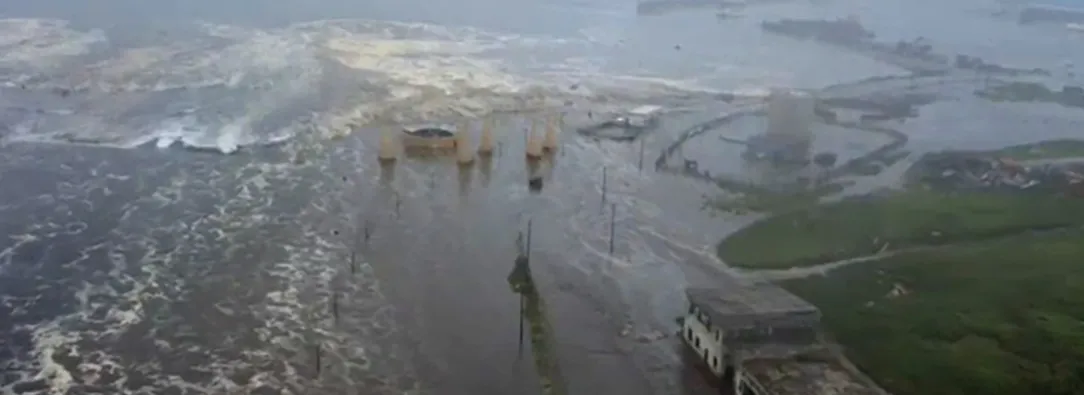 Alerta por tsunami en el pacífico colombiano. / Foto: AFP.