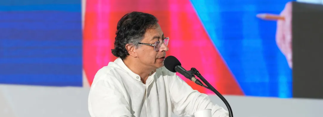 Presidente Petro durante la Instalación XXVIII - Encuentro de la Jurisdicción Ordinaria, “Justicia somos todos”