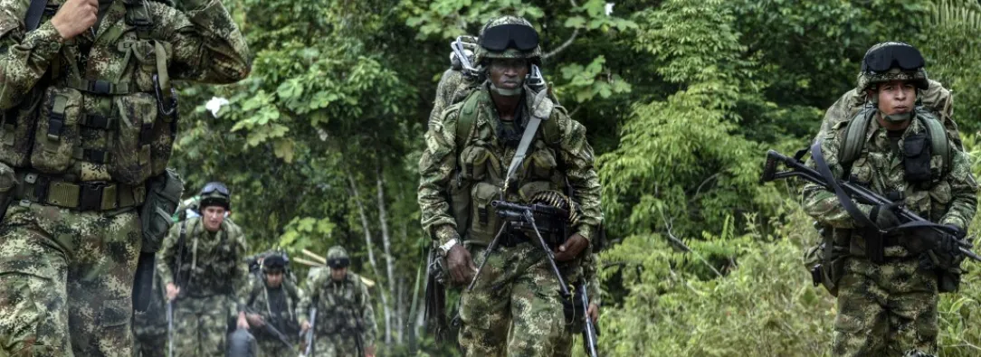 Soldados en el Guaviare.
