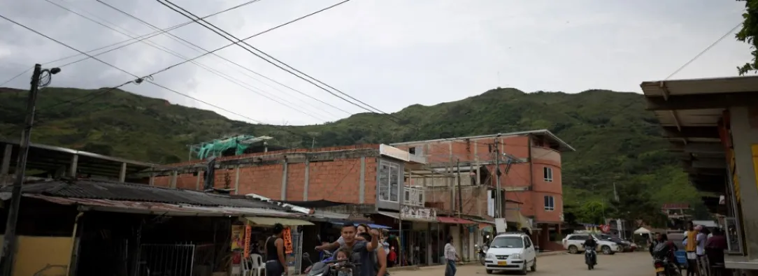 Publicidad del Pacto Histórico en Suárez, Cauca.