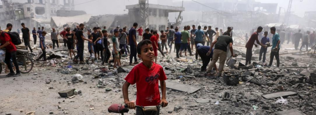 Niño en Gaza