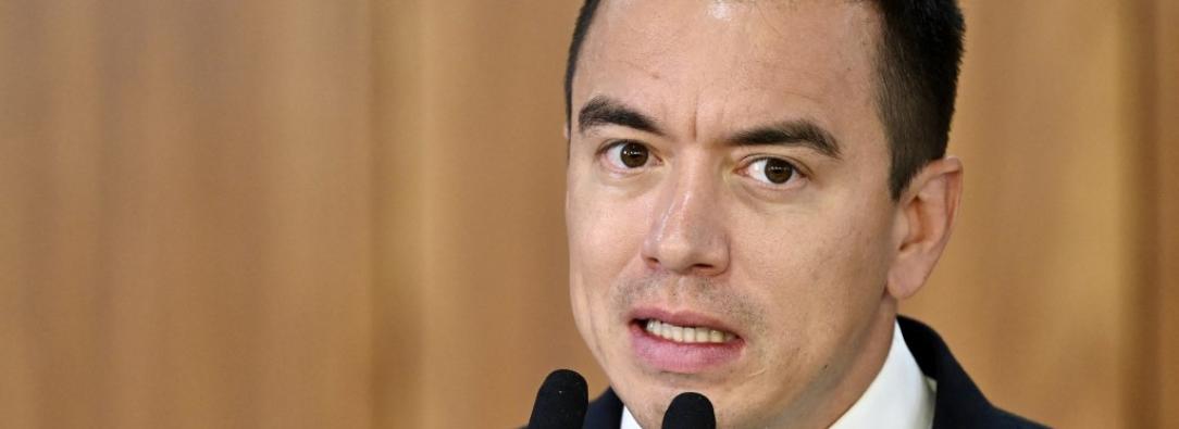 Denuncia contra presidente Noboa por presunto tráfico de influencias