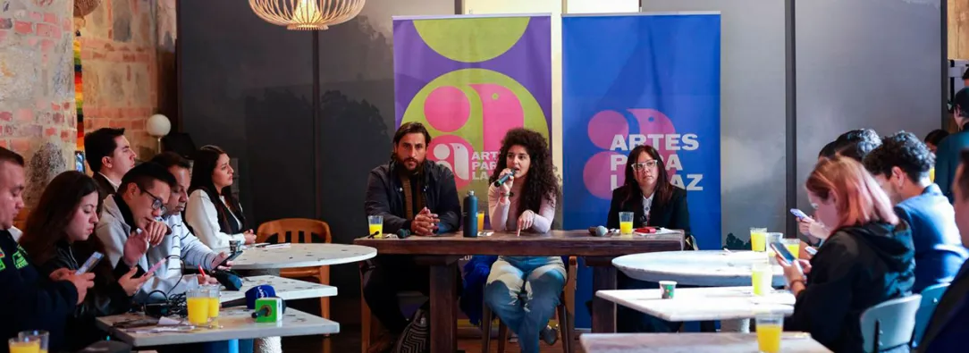 ​​Lanzamiento del programa Artes para la paz del Minculturas.