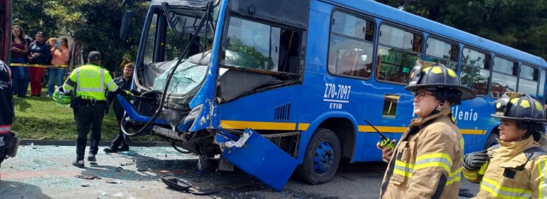 Accidente en Bogotá. / Foto: Redes sociales.