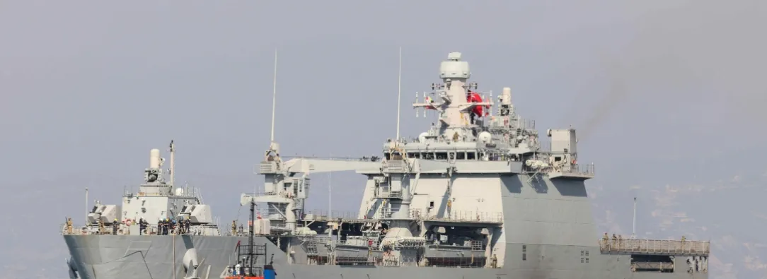 Buques en el Caribe. / Foto: AFP. 