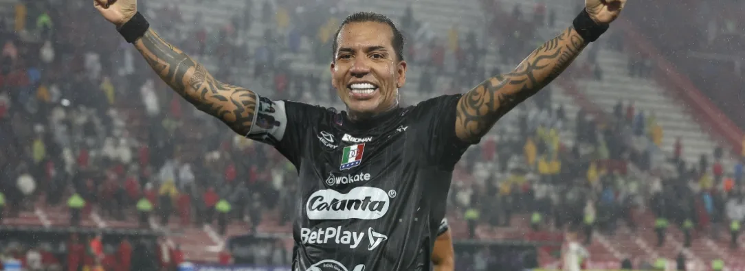 Dayro Moreno, goleador de la Sudamericana. / Foto: AFP.