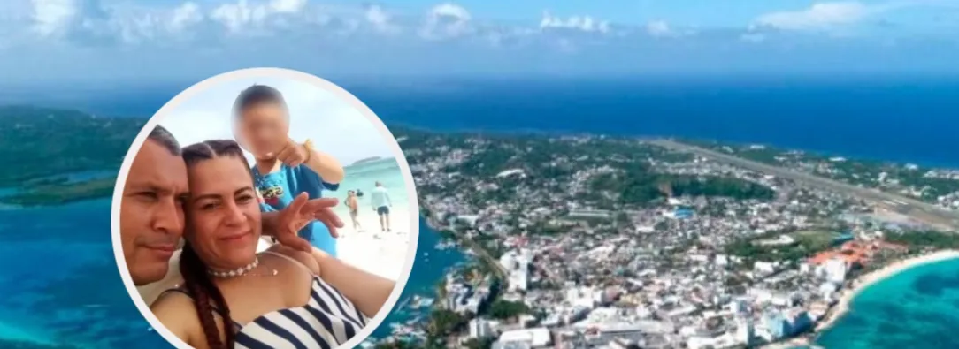 Muerte de familia bogotana en San Andrés. / Fotos: RTVC y redes sociales.