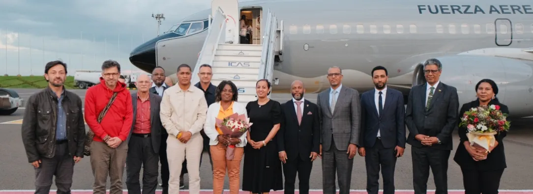 Viaje de Francia Márquez a África. / Foto: Cancillería.