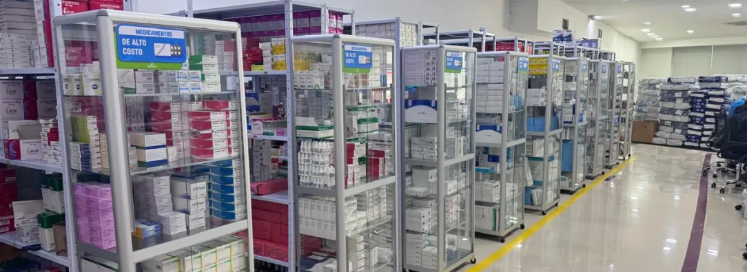 Instalaciones de gestor farmacéutico.