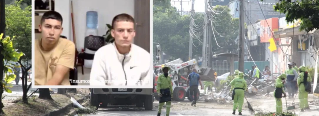 Envían a la cárcel a dos implicados en atentado en Cali. / Fotos: Fiscalía y Alcaldía de Cali.