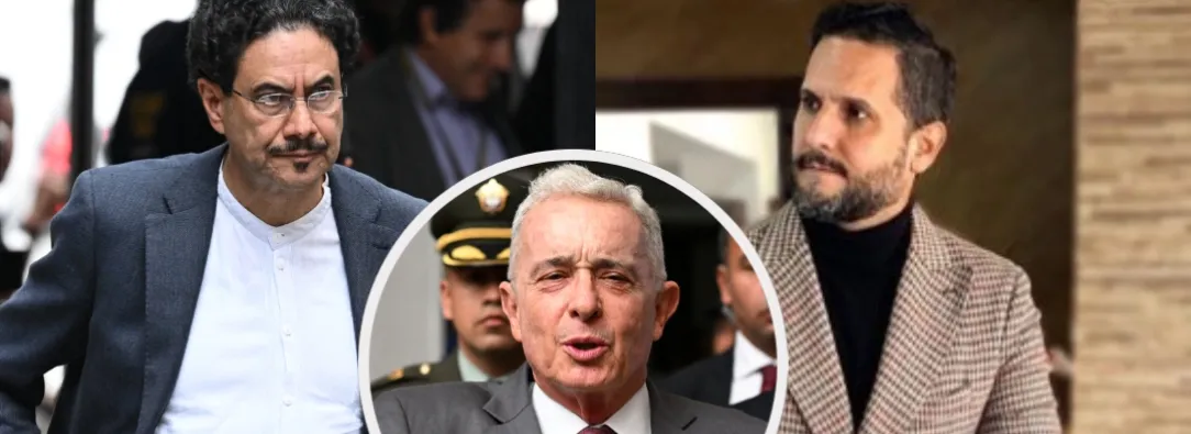 Carta de Cepeda y abogado Del Río sobre Uribe. / Fotos: AFP y X Del Río Malo.