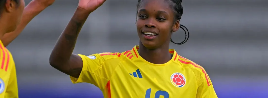 Linda Caicedo con la Selección Colombia. / Foto: AFP.