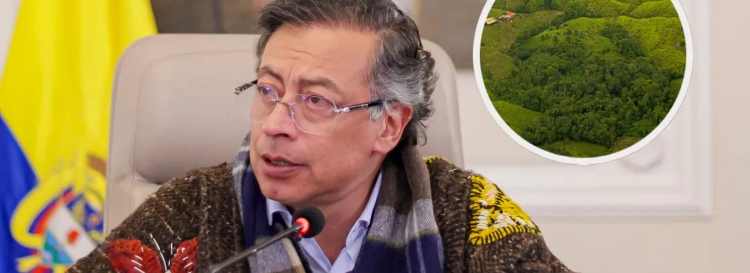 Petro sobre el aumento de cultivos de coca. / Foto: Presidencia y Unodc.