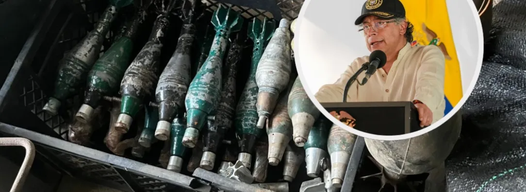 Petro sobre incautación. / Fotos: Presidencia y MinDefensa.