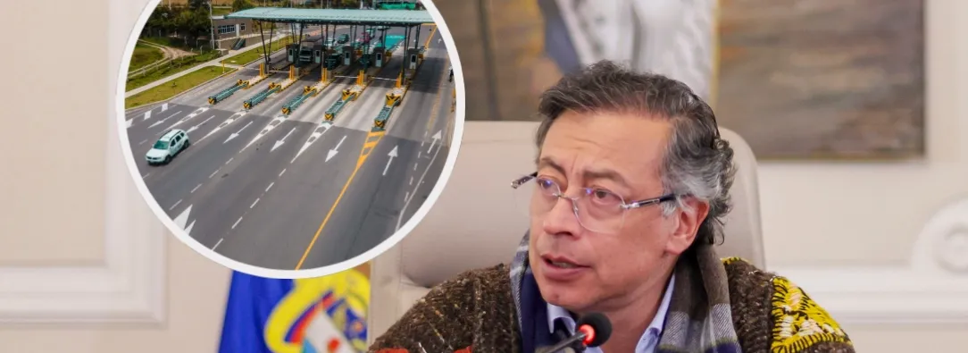 Petro sobre peajes en Colombia. / Foto: Presidencia y ANI.
