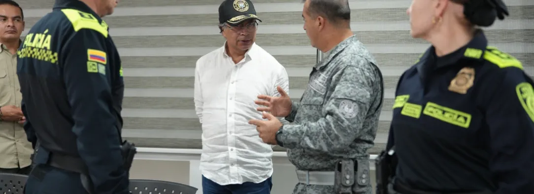 Petro sobre decisiones de la seguridad en Cali. / Foto: Presidencia.