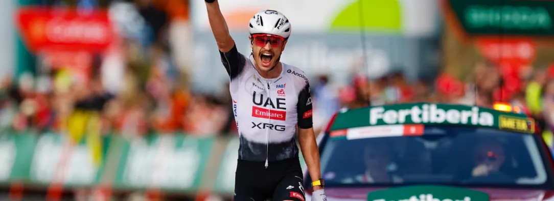 Jay Vaine ganó la sexta etapa de La Vuelta y un noruego es el nuevo líder de la prueba