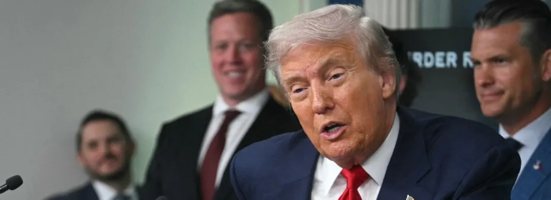 Donald Trump sobre inseguridad en Bogotá. / Foto: AFP.