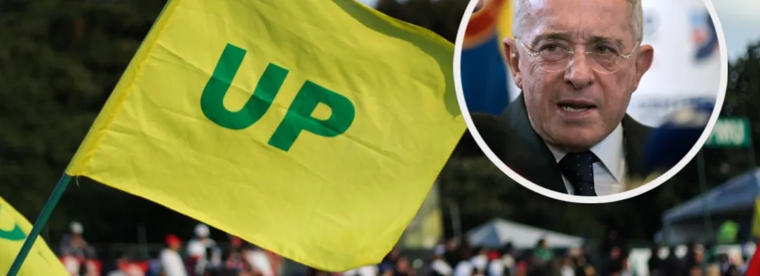 UP le responde al expresidente Uribe Vélez. / Fotos: UP y AFP.