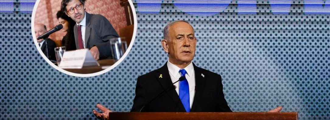 Acusaciones a Benjamín Netanyahu. / Fotos: Cancillería Colombia y AFP.