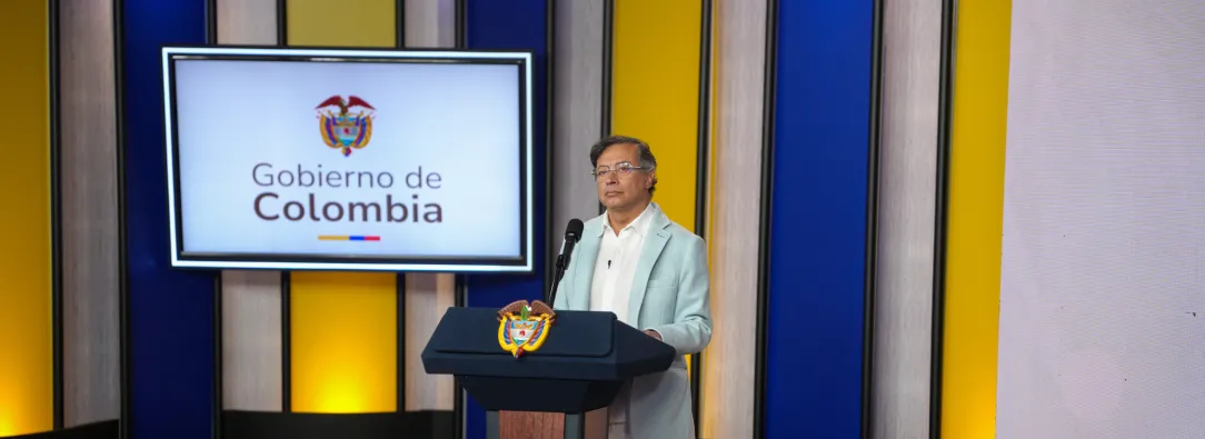 Presidente Petro durante la Instalación XXVIII - Encuentro de la Jurisdicción Ordinaria, “Justicia somos todos”